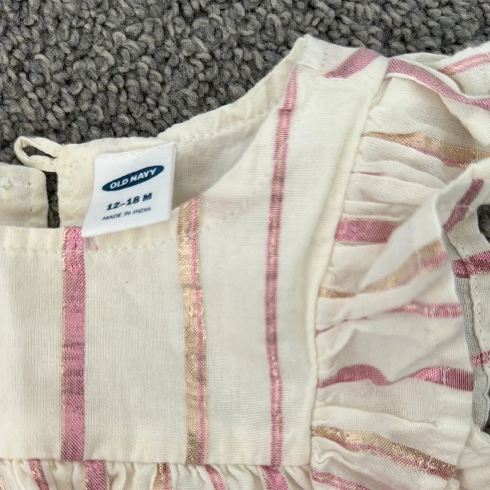 NWOT Old Navy Pink Metallic Matching Set